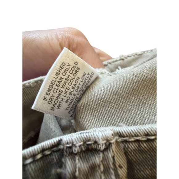 CARMAR Green Camo Print Skinny Jeans Size 27 - Picture 2 of 10